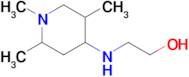 2-((1,2,5-Trimethylpiperidin-4-yl)amino)ethan-1-ol