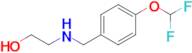 2-((4-(Difluoromethoxy)benzyl)amino)ethan-1-ol