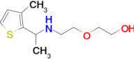 2-(2-((1-(3-Methylthiophen-2-yl)ethyl)amino)ethoxy)ethan-1-ol