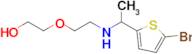 2-(2-((1-(5-Bromothiophen-2-yl)ethyl)amino)ethoxy)ethan-1-ol