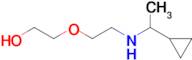 2-(2-((1-Cyclopropylethyl)amino)ethoxy)ethan-1-ol