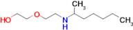 2-(2-(Heptan-2-ylamino)ethoxy)ethan-1-ol