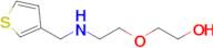 2-(2-((Thiophen-3-ylmethyl)amino)ethoxy)ethan-1-ol