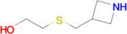 2-((Azetidin-3-ylmethyl)thio)ethan-1-ol