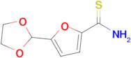 5-(1,3-Dioxolan-2-yl)furan-2-carbothioamide