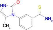 3-(5-Methyl-2-oxo-2,3-dihydro-1h-imidazol-1-yl)benzothioamide
