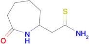 2-(7-Oxoazepan-2-yl)ethanethioamide