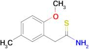 2-(2-Methoxy-5-methylphenyl)ethanethioamide