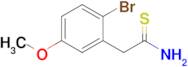 2-(2-Bromo-5-methoxyphenyl)ethanethioamide