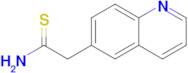 2-(Quinolin-6-yl)ethanethioamide