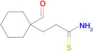 3-(1-Formylcyclohexyl)propanethioamide