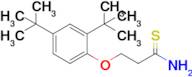 3-(2,4-Di-tert-butylphenoxy)propanethioamide