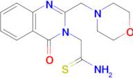 2-(2-(Morpholinomethyl)-4-oxoquinazolin-3(4h)-yl)ethanethioamide