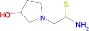 2-(3-Hydroxypyrrolidin-1-yl)ethanethioamide