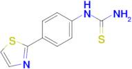 1-(4-(Thiazol-2-yl)phenyl)thiourea