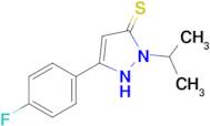 5-(4-Fluorophenyl)-2-isopropyl-1,2-dihydro-3h-pyrazole-3-thione