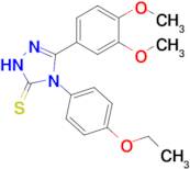 5-(3,4-Dimethoxyphenyl)-4-(4-ethoxyphenyl)-2,4-dihydro-3h-1,2,4-triazole-3-thione