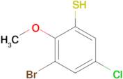 3-Bromo-5-chloro-2-methoxybenzenethiol