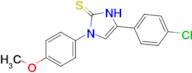 4-(4-chlorophenyl)-1-(4-methoxyphenyl)-2,3-dihydro-1H-imidazole-2-thione