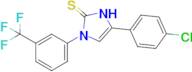 4-(4-chlorophenyl)-1-[3-(trifluoromethyl)phenyl]-2,3-dihydro-1H-imidazole-2-thione