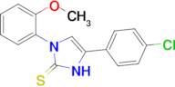 4-(4-chlorophenyl)-1-(2-methoxyphenyl)-2,3-dihydro-1H-imidazole-2-thione