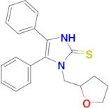 1-[(oxolan-2-yl)methyl]-4,5-diphenyl-2,3-dihydro-1H-imidazole-2-thione