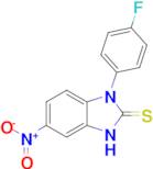 1-(4-fluorophenyl)-5-nitro-2,3-dihydro-1H-1,3-benzodiazole-2-thione