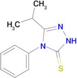 4-phenyl-3-(propan-2-yl)-4,5-dihydro-1H-1,2,4-triazole-5-thione