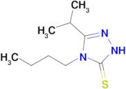 4-butyl-3-(propan-2-yl)-4,5-dihydro-1H-1,2,4-triazole-5-thione