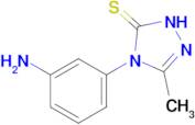 4-(3-aminophenyl)-3-methyl-4,5-dihydro-1H-1,2,4-triazole-5-thione