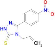 3-(4-nitrophenyl)-4-(prop-2-en-1-yl)-4,5-dihydro-1H-1,2,4-triazole-5-thione