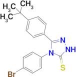 4-(4-bromophenyl)-3-(4-tert-butylphenyl)-4,5-dihydro-1H-1,2,4-triazole-5-thione