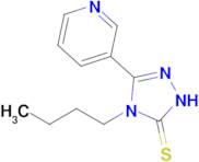 4-butyl-3-(pyridin-3-yl)-4,5-dihydro-1H-1,2,4-triazole-5-thione