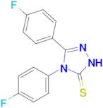 3,4-bis(4-fluorophenyl)-4,5-dihydro-1H-1,2,4-triazole-5-thione