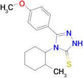 3-(4-methoxyphenyl)-4-(2-methylcyclohexyl)-4,5-dihydro-1H-1,2,4-triazole-5-thione