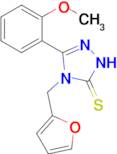 4-[(furan-2-yl)methyl]-3-(2-methoxyphenyl)-4,5-dihydro-1H-1,2,4-triazole-5-thione