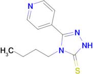 4-butyl-3-(pyridin-4-yl)-4,5-dihydro-1H-1,2,4-triazole-5-thione