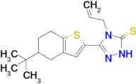 3-(5-tert-butyl-4,5,6,7-tetrahydro-1-benzothiophen-2-yl)-4-(prop-2-en-1-yl)-4,5-dihydro-1H-1,2,4-t…