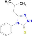 3-(2-methylpropyl)-4-phenyl-4,5-dihydro-1H-1,2,4-triazole-5-thione