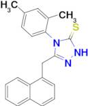 4-(2,4-dimethylphenyl)-3-[(naphthalen-1-yl)methyl]-4,5-dihydro-1H-1,2,4-triazole-5-thione