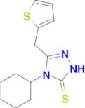 4-cyclohexyl-3-[(thiophen-2-yl)methyl]-4,5-dihydro-1H-1,2,4-triazole-5-thione