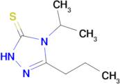 4-(propan-2-yl)-3-propyl-4,5-dihydro-1H-1,2,4-triazole-5-thione