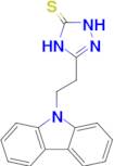 3-[2-(9H-carbazol-9-yl)ethyl]-4,5-dihydro-1H-1,2,4-triazole-5-thione