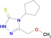 4-cyclopentyl-3-(methoxymethyl)-4,5-dihydro-1H-1,2,4-triazole-5-thione