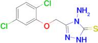 4-amino-3-[(2,5-dichlorophenoxy)methyl]-4,5-dihydro-1H-1,2,4-triazole-5-thione