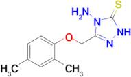 4-amino-3-[(2,4-dimethylphenoxy)methyl]-4,5-dihydro-1H-1,2,4-triazole-5-thione