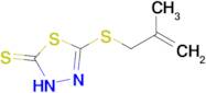 5-[(2-methylprop-2-en-1-yl)sulfanyl]-2,3-dihydro-1,3,4-thiadiazole-2-thione