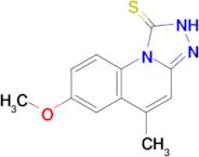 7-methoxy-5-methyl-1H,2H-[1,2,4]triazolo[4,3-a]quinoline-1-thione