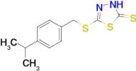 5-({[4-(propan-2-yl)phenyl]methyl}sulfanyl)-2,3-dihydro-1,3,4-thiadiazole-2-thione