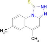 5,7-dimethyl-1H,2H-[1,2,4]triazolo[4,3-a]quinoline-1-thione